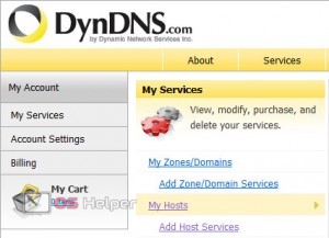 Создание хостов на DynDNS