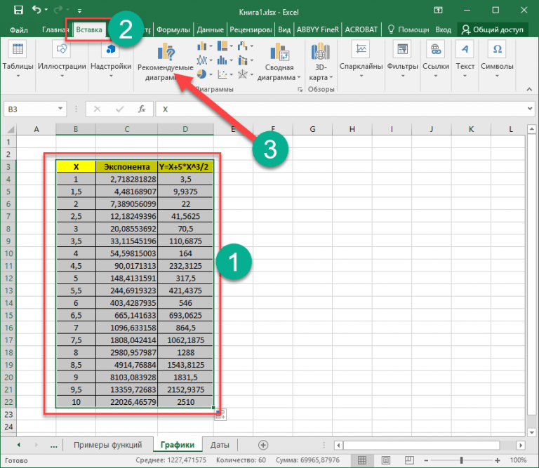 Численные методы в excel