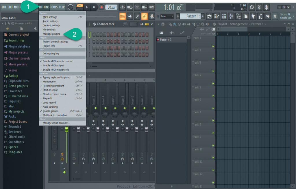 Как сохранить проект в fl studio 20 чтобы продолжить работу