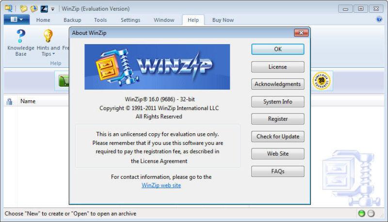 Переустановить архиватор WinRar, WinZip, 7-Z