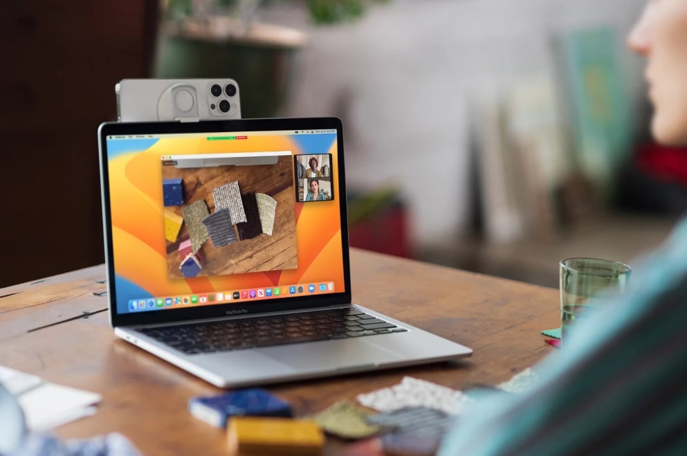iPhone выступает в роли веб-камеры для Mac