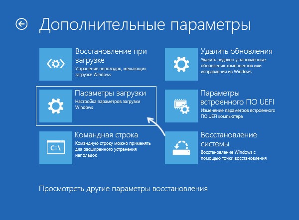 включение тестового режима на Windows 10 через настройки